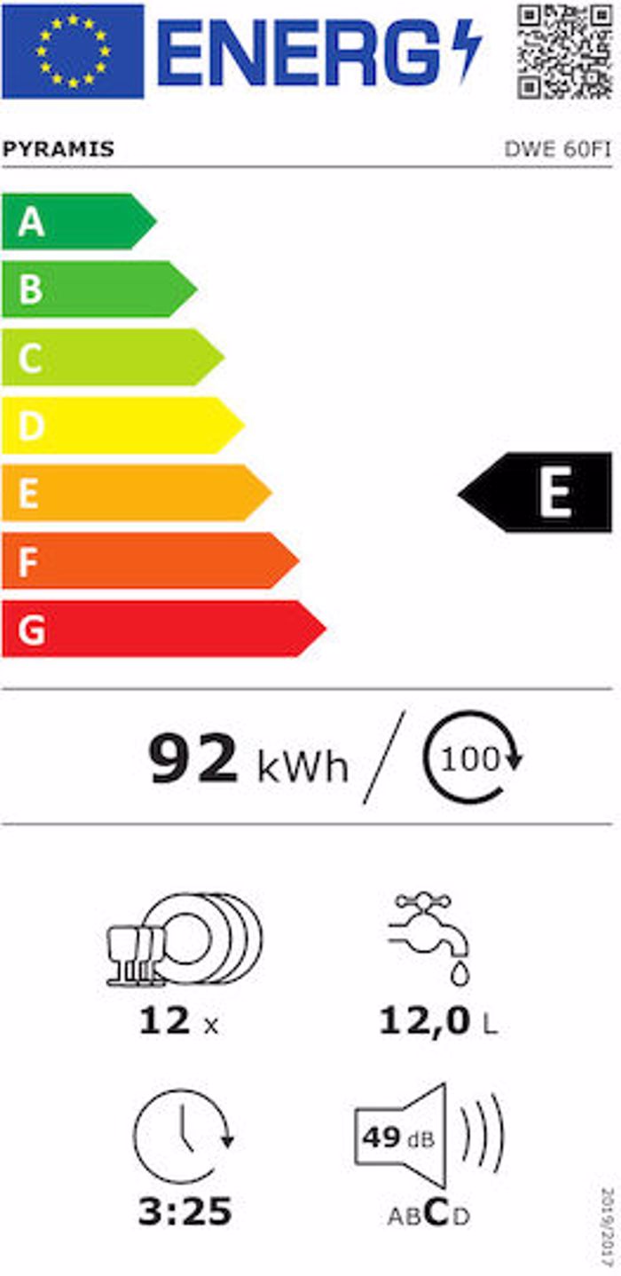 Pluntirio Piaton Pyramis DWE 60FI 60 cm E